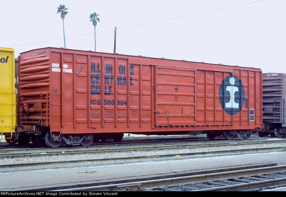 Illinois Central Gulf box ICG #580904